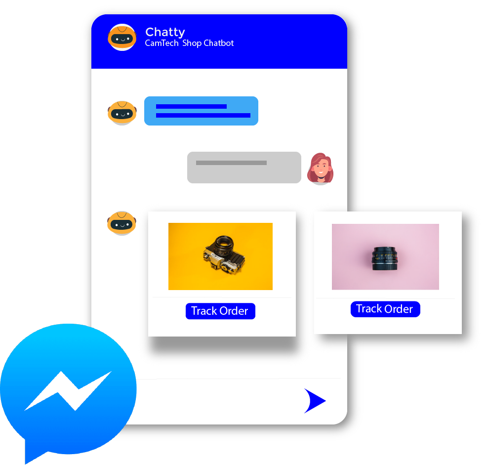 Live chat Via Facebook Messenger - Chatbots using simple spreadsheets