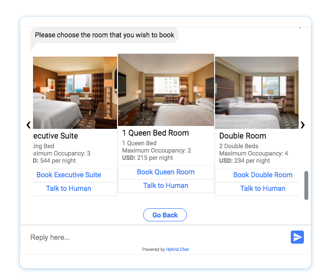 Chatbot in Hospitality 